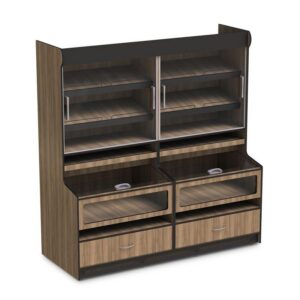 Nacional Frio High Bread Display Bin Cabinet - APTA NF