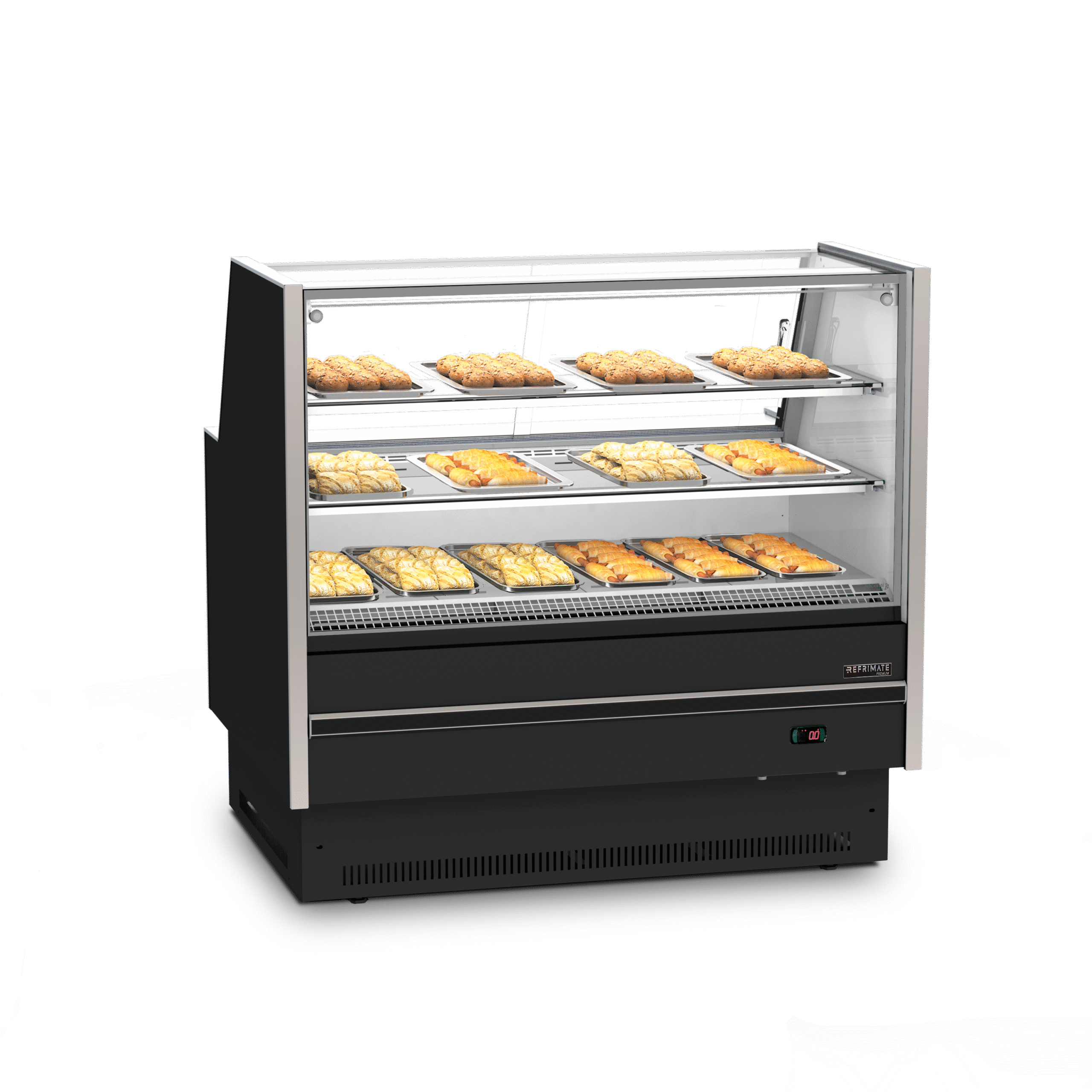 Refrimate Premium Straight Glass Bakery Display Case - EPPRVR - Image 3