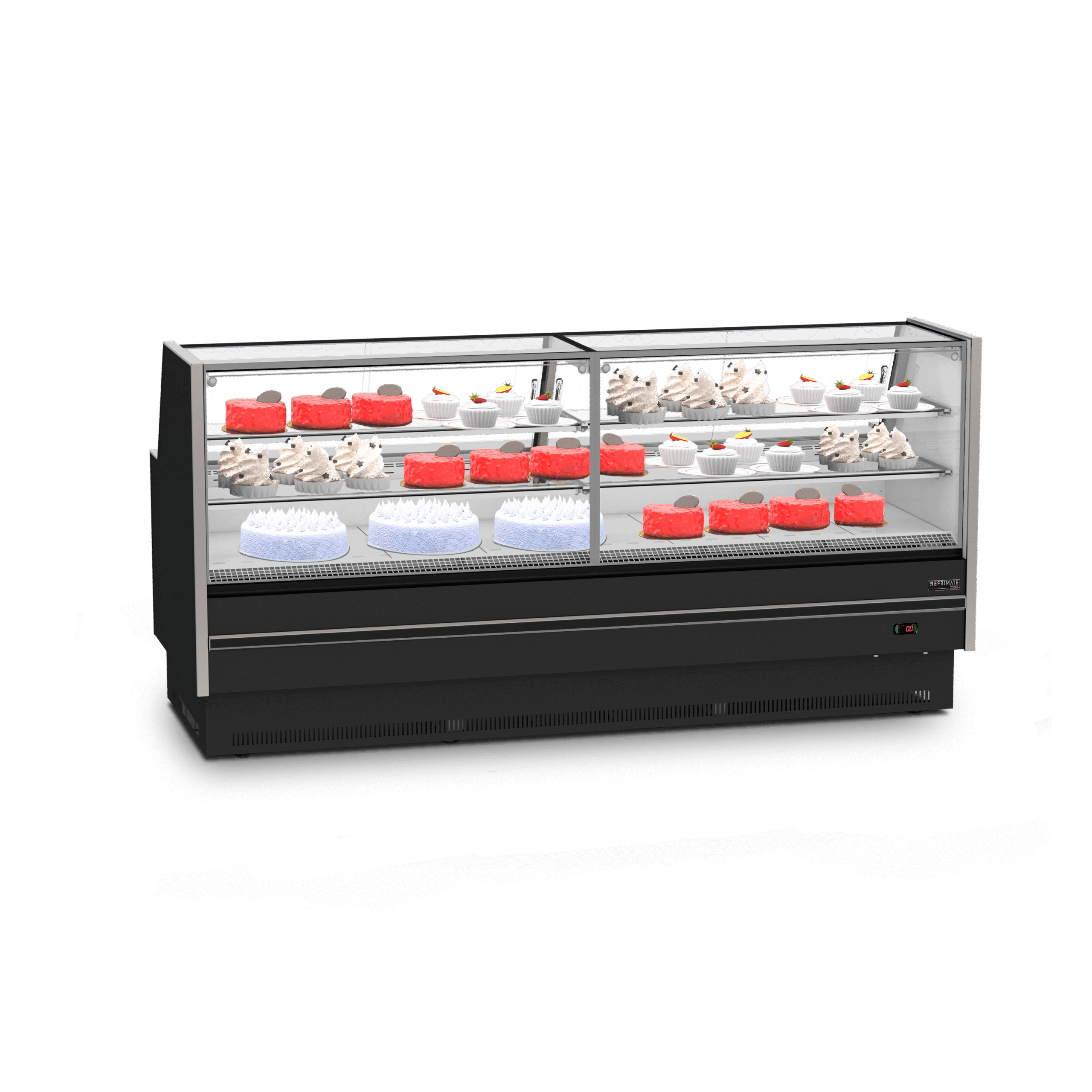 Refrimate Premium Straight Glass Bakery Display Case - EPPRVR