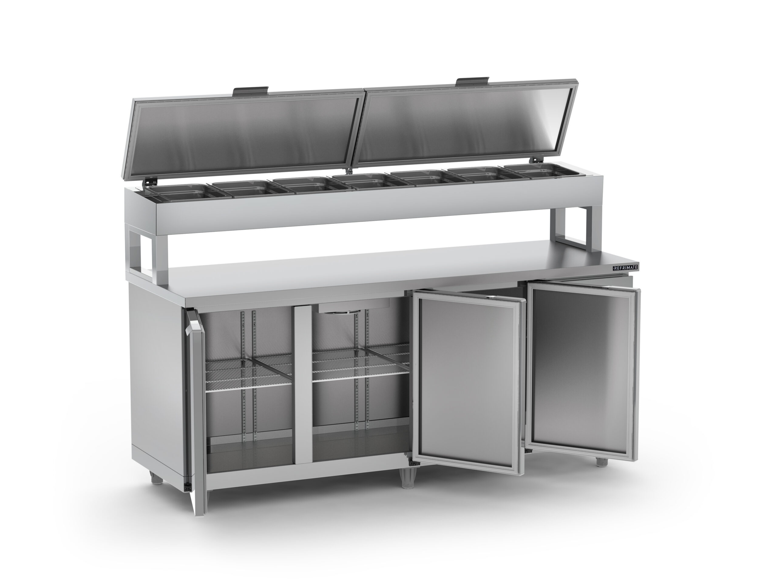 Refrimate Refrigerated Condiment Worktable - BSRC - Image 2
